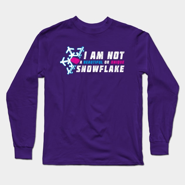 A Unique Snowflake Long Sleeve T-Shirt by rasabi